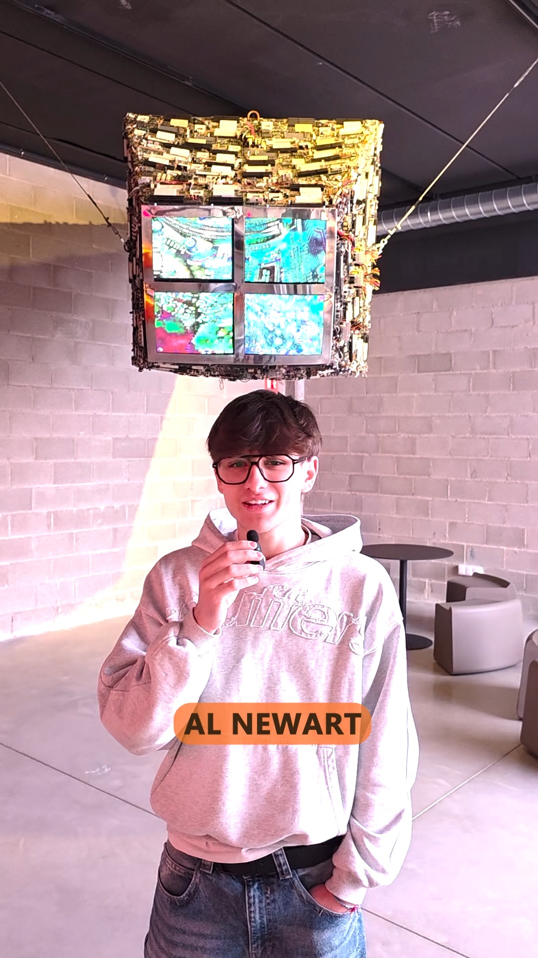 Visita i taller al NEWART Centre — fotograma del vídeo